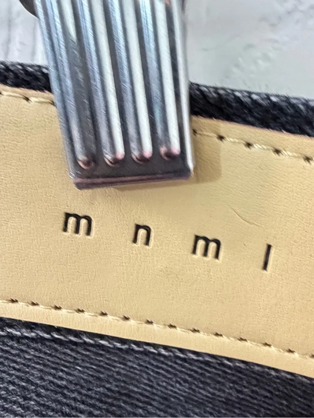 MNML black denim